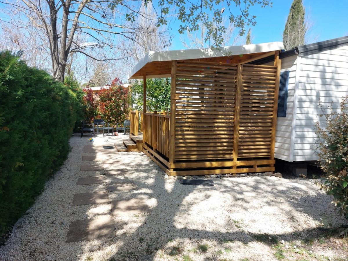 Mobil Home Tout Confort 6 Personnes Climatise Au Pied Du Luberon 라 로크 당 테롱 외부 사진